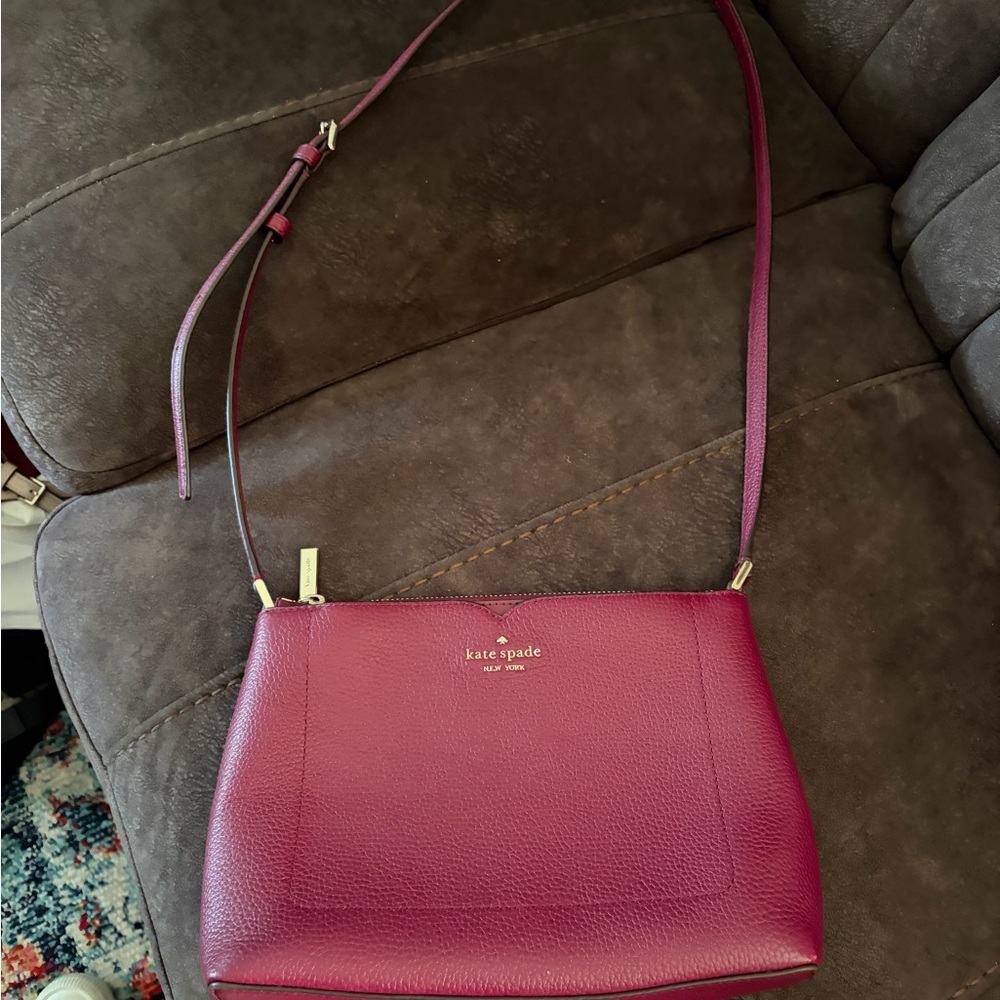 Kate Spade Burgundy Crossbody Bag